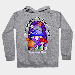 Hodgkin's Lymphoma Awareness - life hope ribbon Hoodie